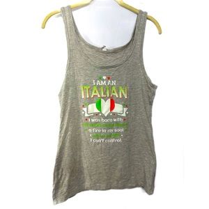 “I’m an Italian” tank top